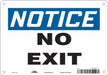 Safety Sign 7 in x 10 in Polyethylene