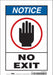 Safety Sign 10 in x 7 in Vinyl