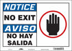 Safety Sign 10 in x 14 in Vinyl