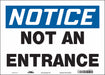 Safety Sign 10 in x 14 in Vinyl