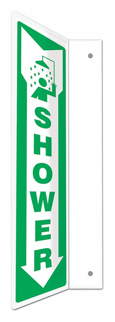 Safety Sign 18 in x 4 in PETG
