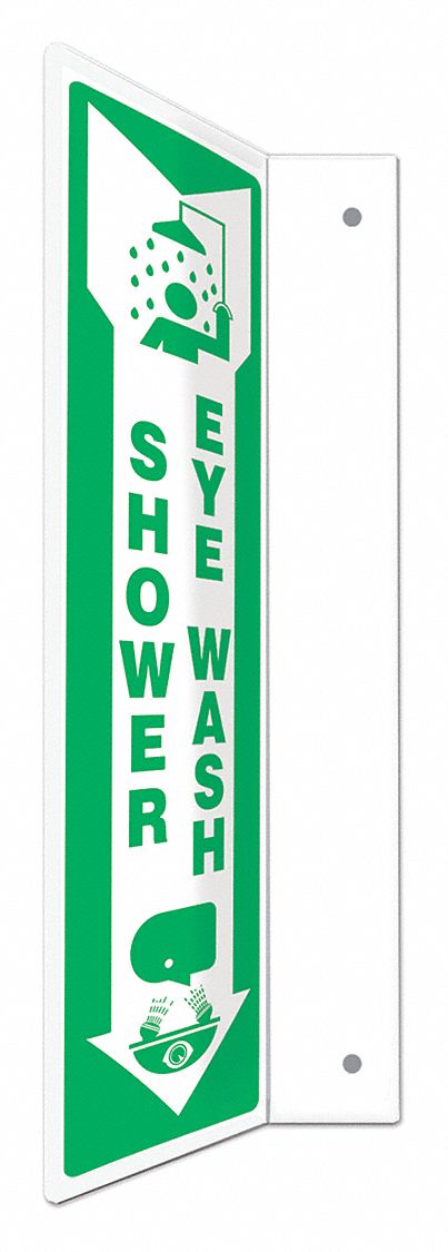 Safety Sign 18 in x 4 in PETG