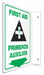 Safety Sign 12 in x 9 in PETG