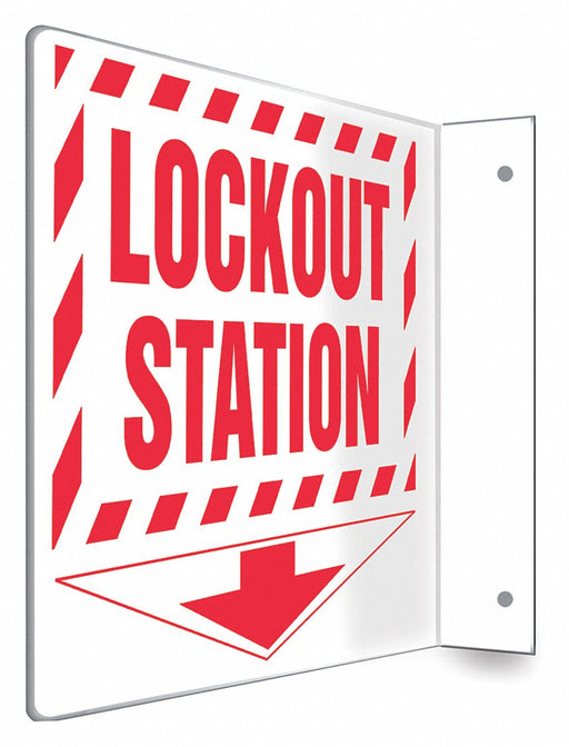 Safety Sign 8 inx8 in PETG