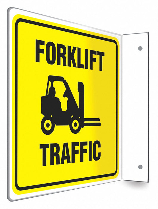 Safety Sign 8 inx8 in PETG