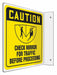 Safety Sign 8 inx8 in PETG