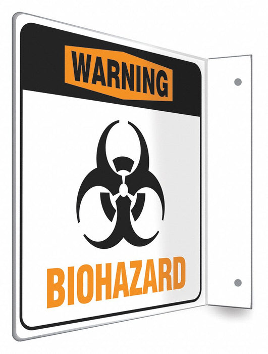 Safety Sign 8 inx8 in PETG