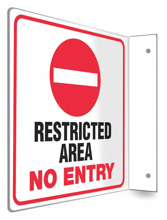 Safety Sign 8 inx8 in PETG