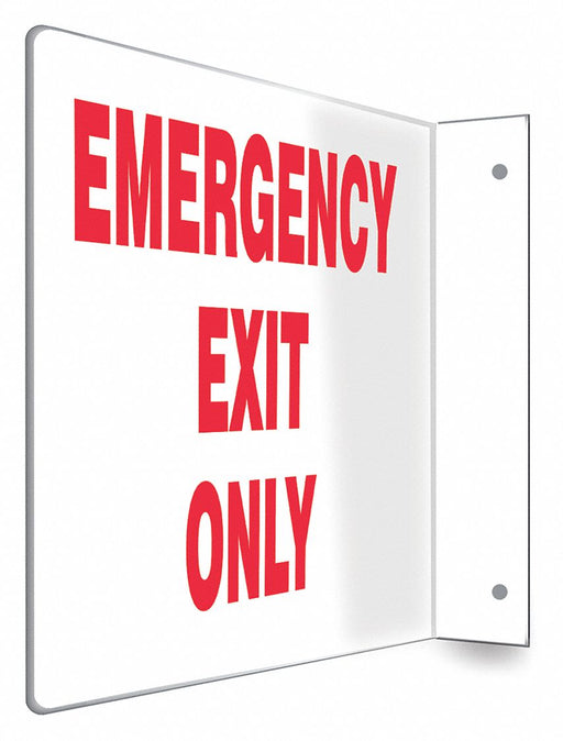 Safety Sign 8 in x 12 in PETG