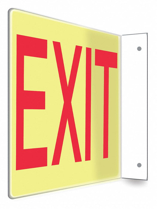 Safety Sign 8 inx12 in PETG