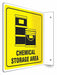 Safety Sign 8 inx8 in PETG