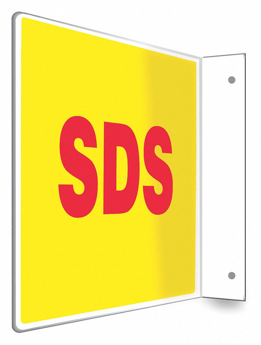 Safety Sign 8 inx12 in PETG