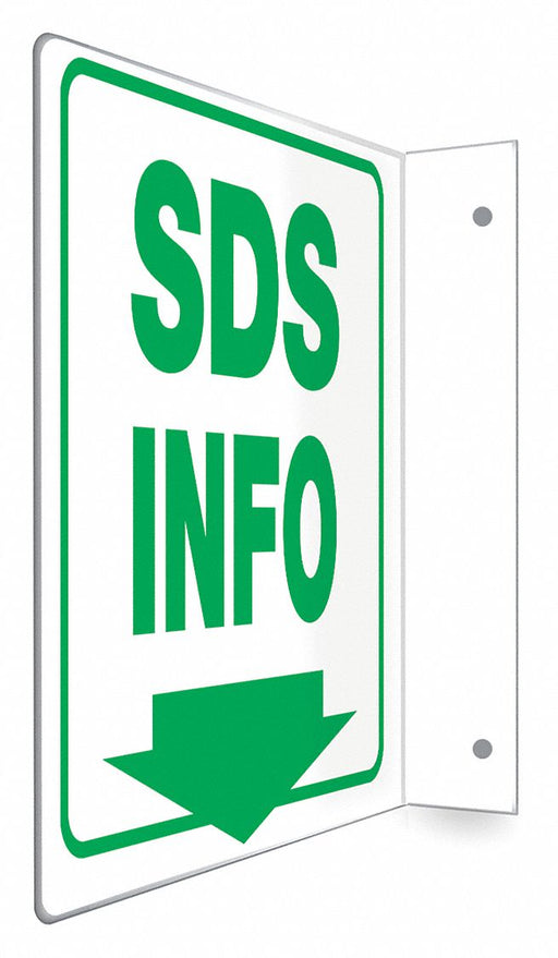 Safety Sign 12 inx9 in PETG
