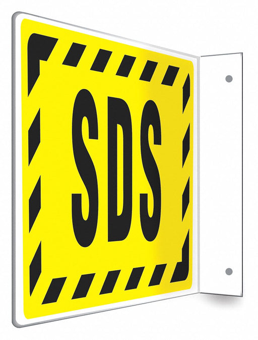 Safety Sign 8 inx12 in PETG