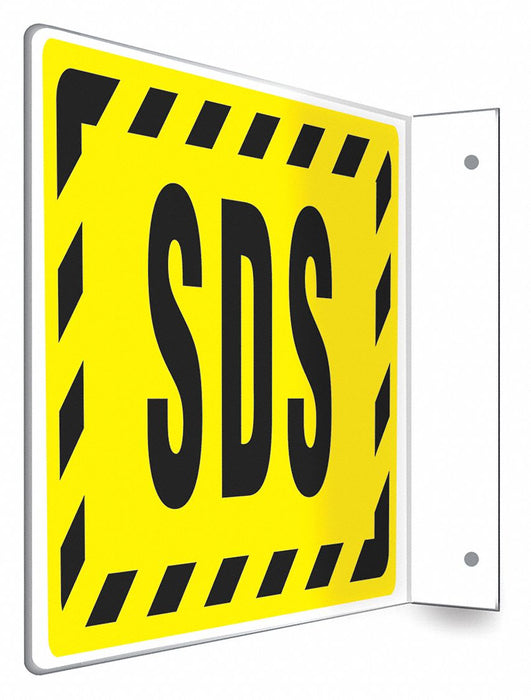 Safety Sign 8 inx12 in PETG