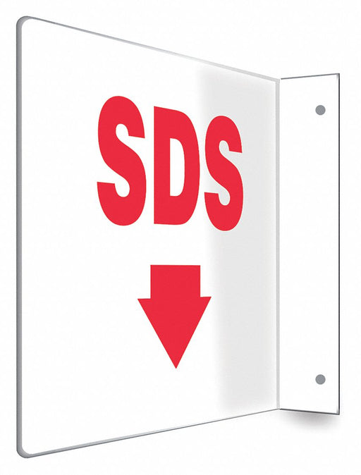 Safety Sign 8 inx12 in PETG