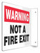 Safety Sign 8 in x 12 in PETG