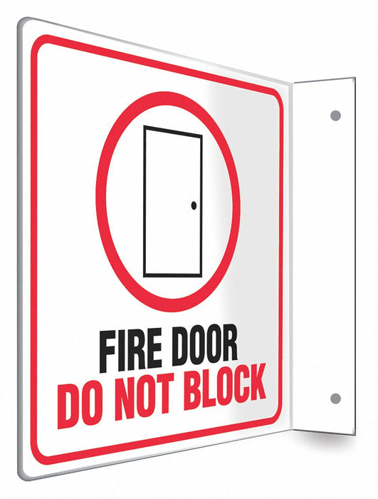 Safety Sign 8 in x 8 in PETG