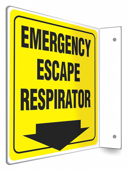 Safety Sign 8 in x 8 in PETG