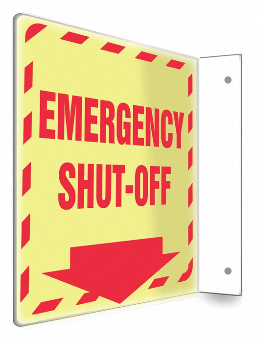 Safety Sign 8 inx8 in PETG