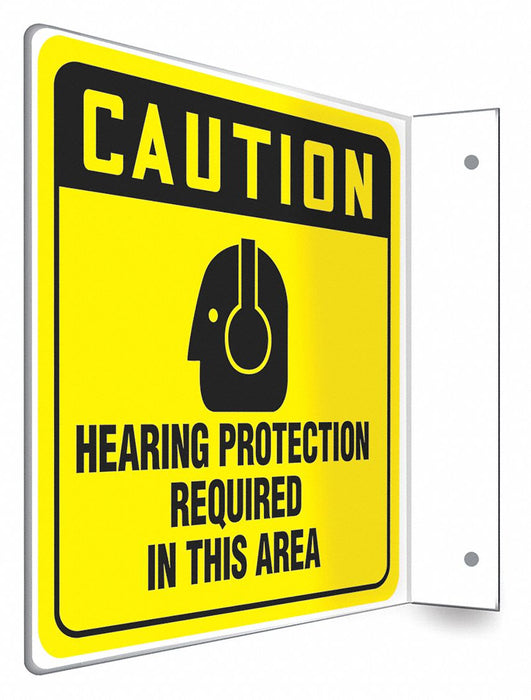 Safety Sign 8 inx8 in PETG