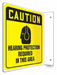 Safety Sign 8 inx8 in PETG