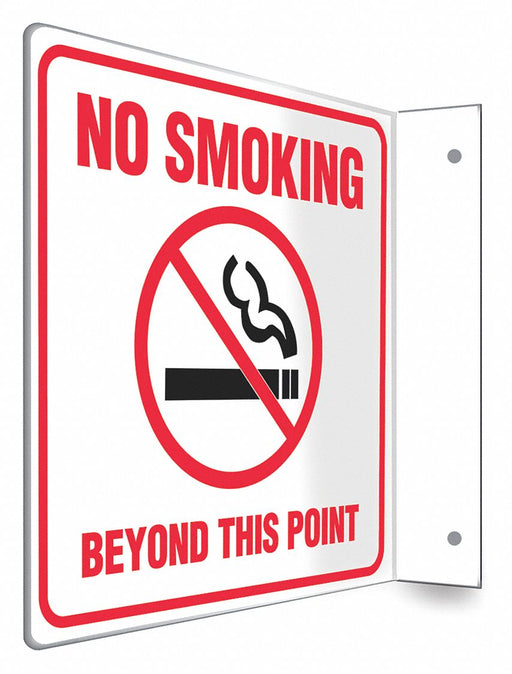 Safety Sign 8 inx8 in PETG