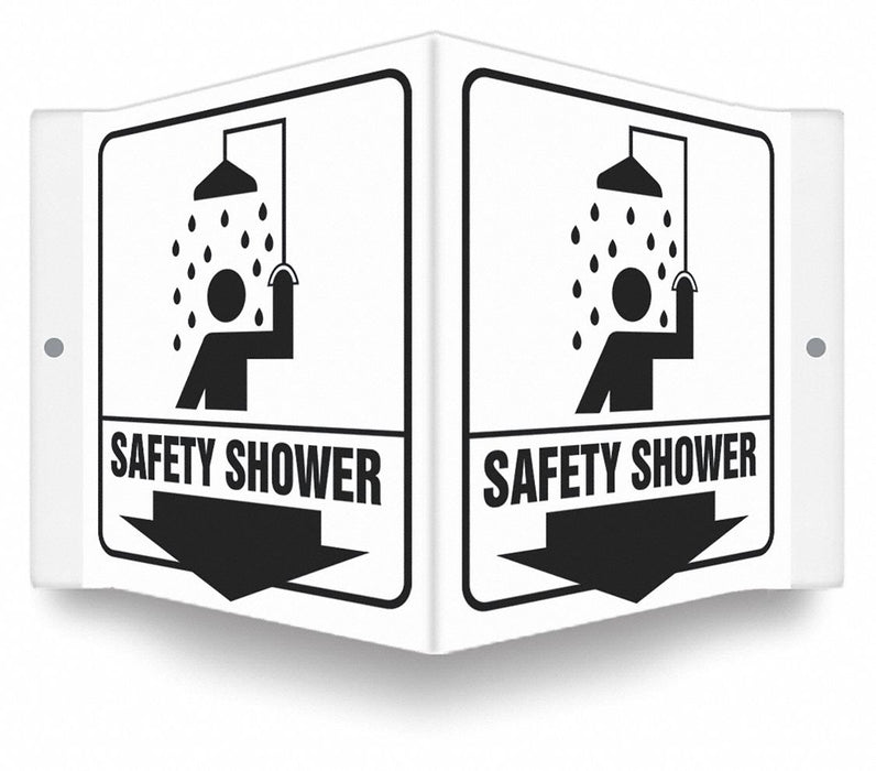 Safety Sign 6 in x 8 1/2 in PETG