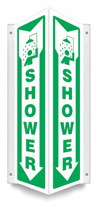 Safety Sign 18 in x 7 1/2 in PETG