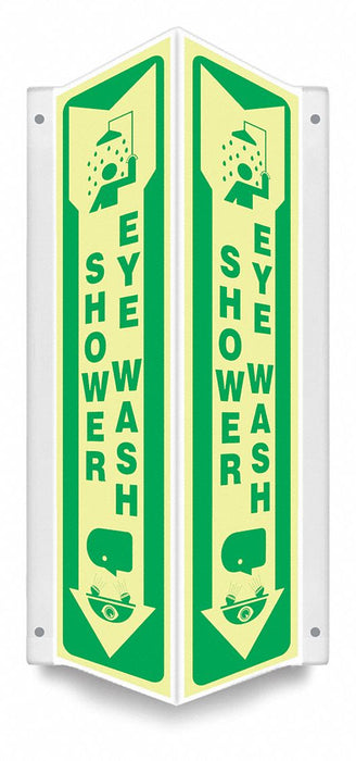 Safety Sign 18 inx7 1/2 in PETG
