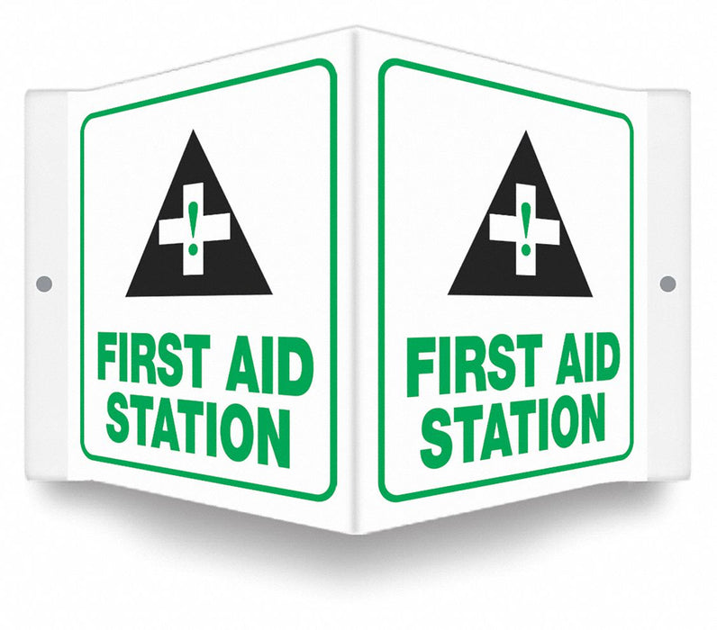 Safety Sign 6 in x 8 1/2 in PETG