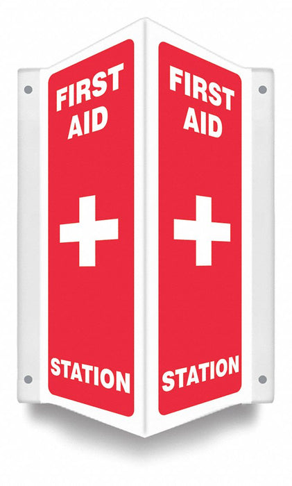 Safety Sign 12 in x 7 1/2 in PETG