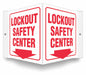 Safety Sign 6 inx8 1/2 in PETG