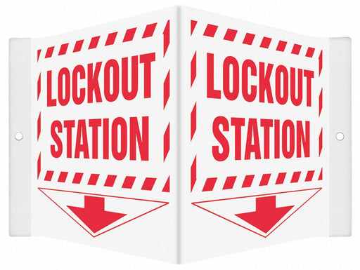 Safety Sign 6 inx8 1/2 in PETG