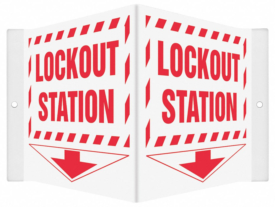Safety Sign 6 inx8 1/2 in PETG
