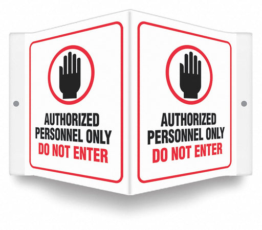 Safety Sign 6 inx8 1/2 in PETG