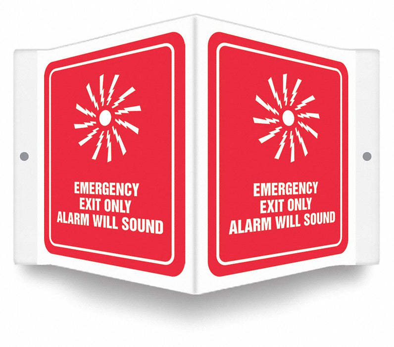 Safety Sign 6 in x 8 1/2 in PETG