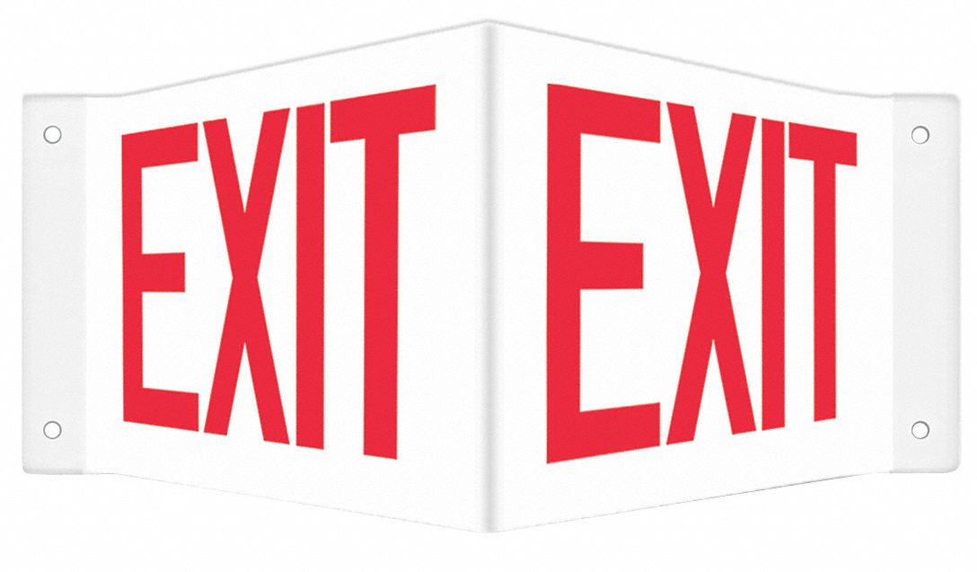 Safety Sign 8 in x 18 in PETG
