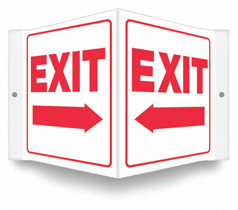 Safety Sign 6 in x 8 1/2 in PETG