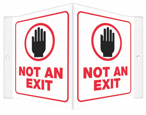 Safety Sign 6 in x 8 1/2 in PETG