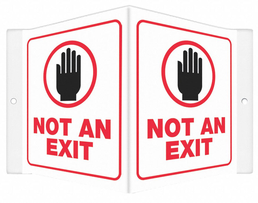 Safety Sign 6 in x 8 1/2 in PETG
