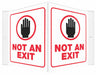 Safety Sign 6 in x 8 1/2 in PETG