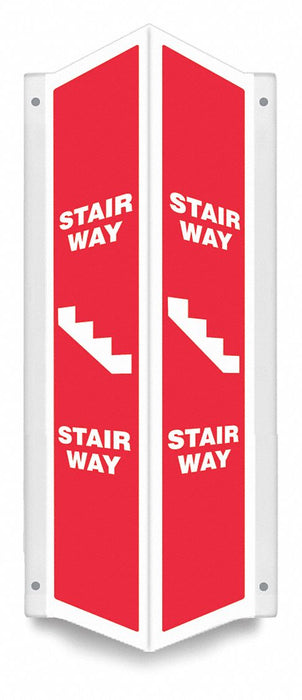 Safety Sign 24 in x 7 1/2 in PETG