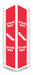 Safety Sign 24 in x 7 1/2 in PETG
