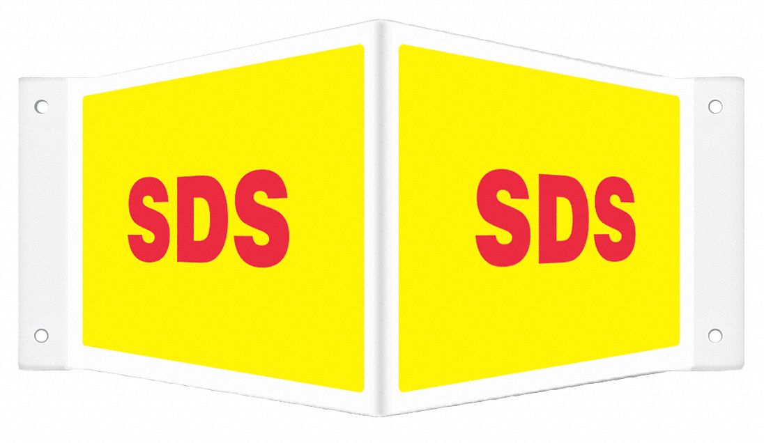 Safety Sign 8 inx18 in PETG