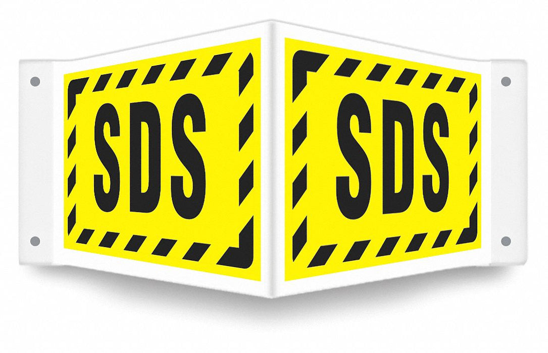 Safety Sign 8 inx18 in PETG