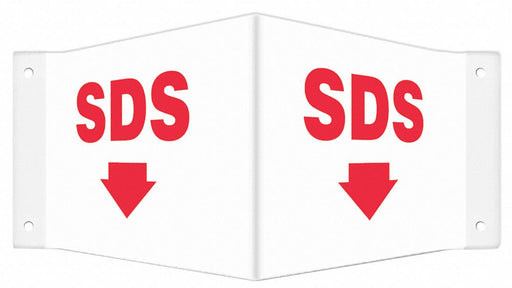 Safety Sign 8 inx18 in PETG