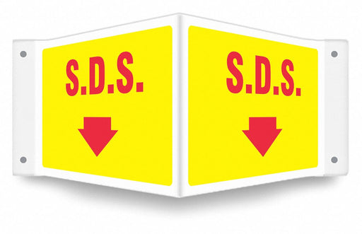 Safety Sign 8 inx18 in PETG