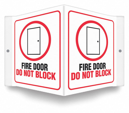 Safety Sign 6 in x 8 1/2 in PETG