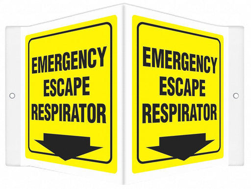 Safety Sign 6 in x 8 1/2 in PETG